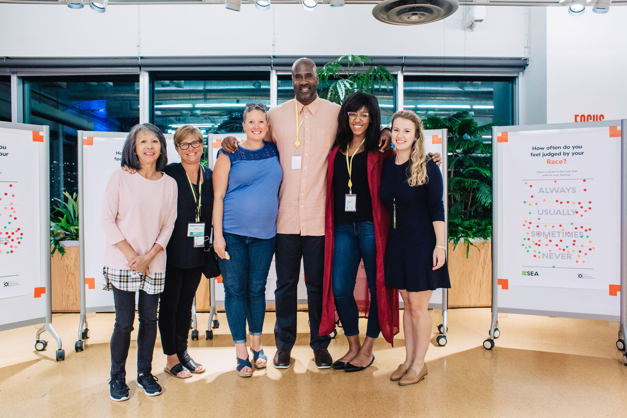 Group photo including Maurice Woods from the event