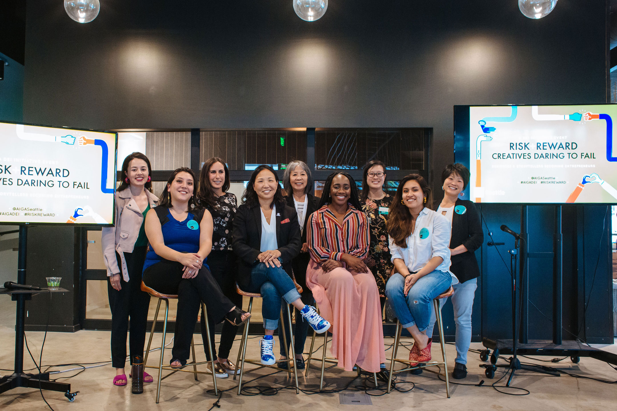 2019 RISK + REWARD | Creatives Daring to Fail event team group photo