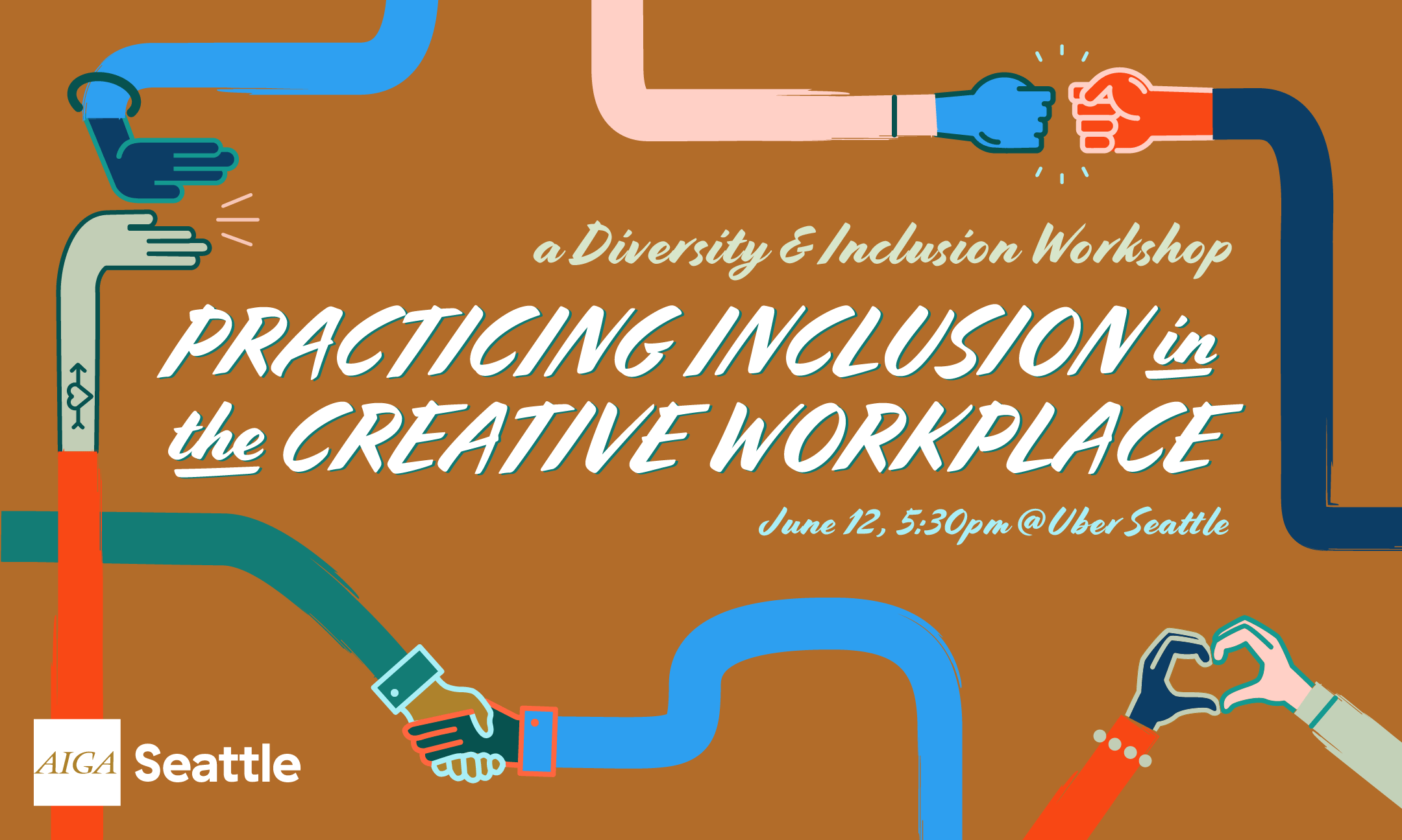 Practicing Inclusion in the Creative Workplace event banner